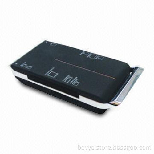4-slot Card Reader, Supports Plug-and-play Function, USB2.0 Interface and Lightweight Design